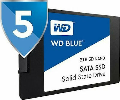 Western Digital Blue 3D SSD 1TB 2.5'' SATA III WDS100T2B0A