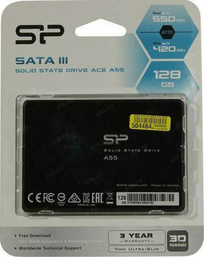 Silicon Power Ace A55 SSD 128GB 2.5'' Type with SATA III Connection SP128GBSS3A55S25