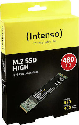 Intenso M.2 SSD SATA III High 480GB τύπου M.2 με σύνδεση SATA III 3833450