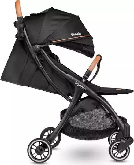 Lionelo Julie One Baby Stroller Suitable for Newborn Black 6.65kg 1658920