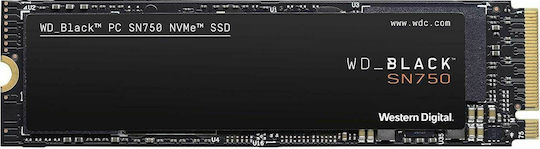 Western Digital WD Black SN750 SSD 500GB τύπου M.2 με σύνδεση PCI Express 3.0 WDS500G3X0C