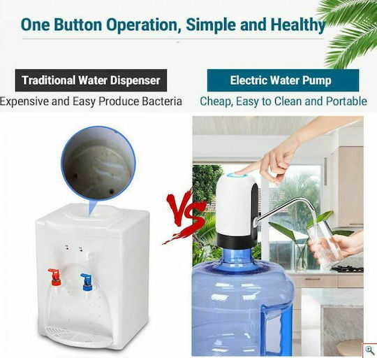Battery Water Pump for Kitchen Made of Silver Plastic
