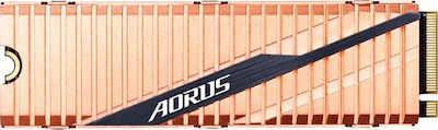 Gigabyte Aorus NVMe Gen4 SSD 500GB τύπου M.2 με σύνδεση PCI Express 4.0 και Ψύκτρα GP-ASM2NE6500GTTD