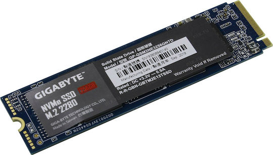 Gigabyte NVMe SSD 256GB M.2 PCI Express 3.0 GP-GSM2NE3256GNTD