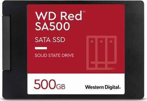 Western Digital Red SA500 NAS SSD 500GB 2.5'' SATA III Connection WDS500G1R0A