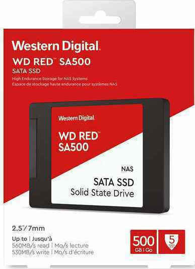 Western Digital Red SA500 NAS SSD 500GB Tip 2.5'' cu Conexiune