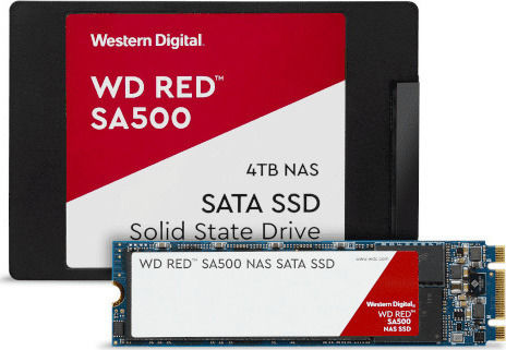 Western Digital Red SA500 NAS SSD 2TB M.2 Type with SATA III Connection WDS200T1R0B Bulk