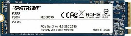 Patriot P300 SSD 512GB Тип M.2 Със Свързване PCI Express 3.0 P300P512GM28