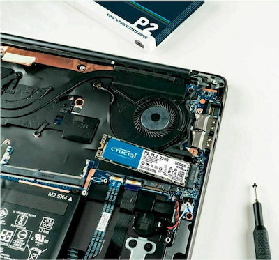 Crucial P2 SSD 500ГБ M.2 NVMe PCI Express 3.0 CT500P2SSD8