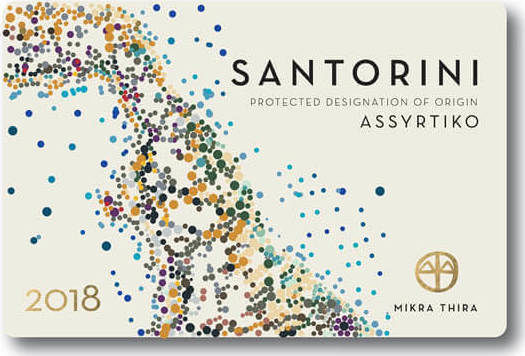 Mikra THira Organic Wine Assyrtiko White Dry Santorini 750ml
