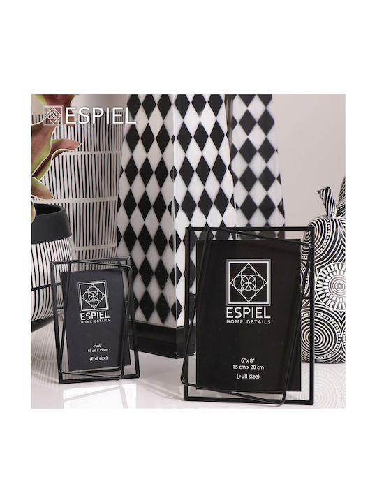 Espiel Metallischer Fotorahmen Schwarz