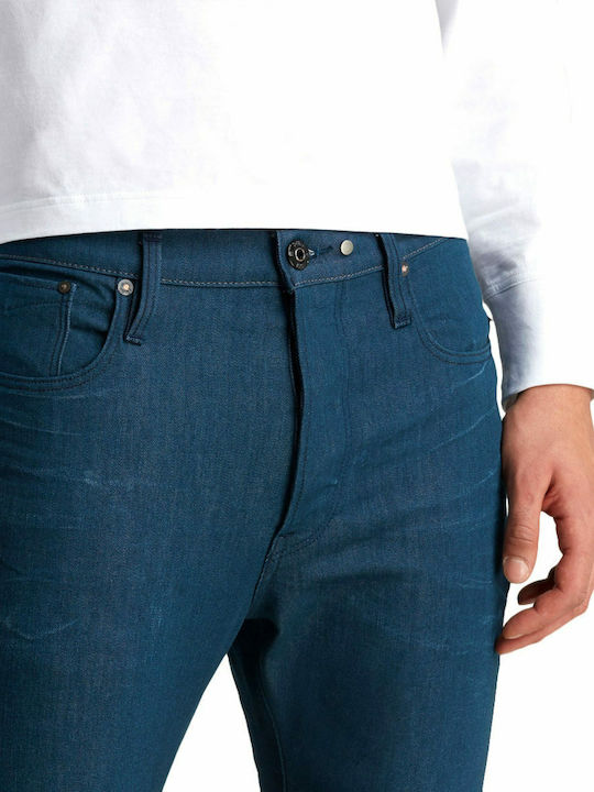 Scutar 3D Herren Jeanshose mit Slim Passform Blau