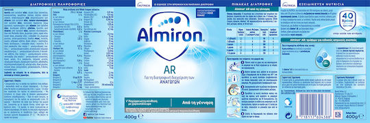 Nutricia Αντιαναγωγικό Γάλα σε Σκόνη Almiron AR για 0+ Μηνών 400gr