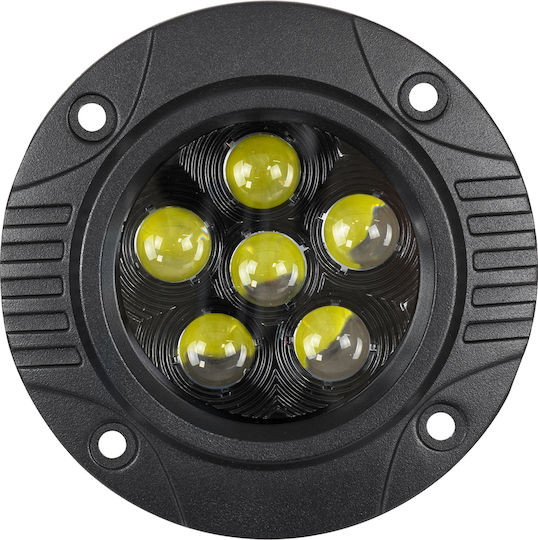 GloboStar LED Universell 10 - 30V 24W 12cm mit Weiß Beleuchtung 1Stück