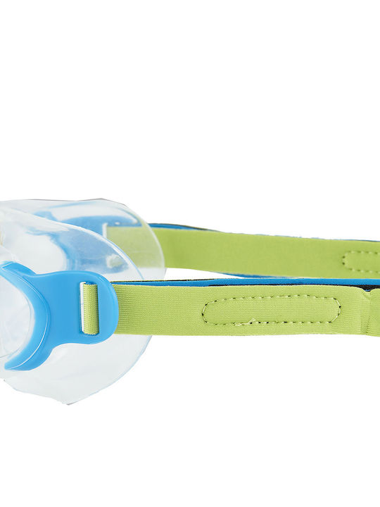 Speedo Sea Squad Mask Kids Swimming Goggles with Anti-Glare Transparent Lenses