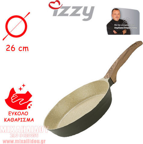 Izzy Natura Elea Pan made of Cast Aluminum with Non-Stick Coating 26cm