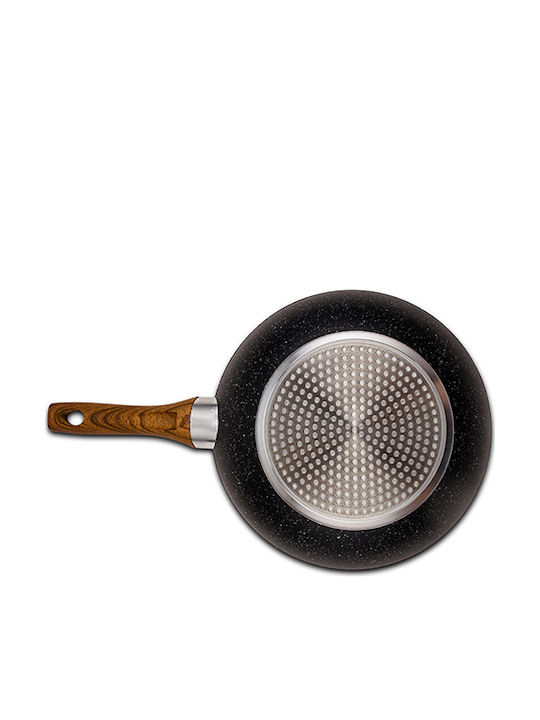 Nava Nature Stone Wok made of Aluminum with Stone Coating 28cm