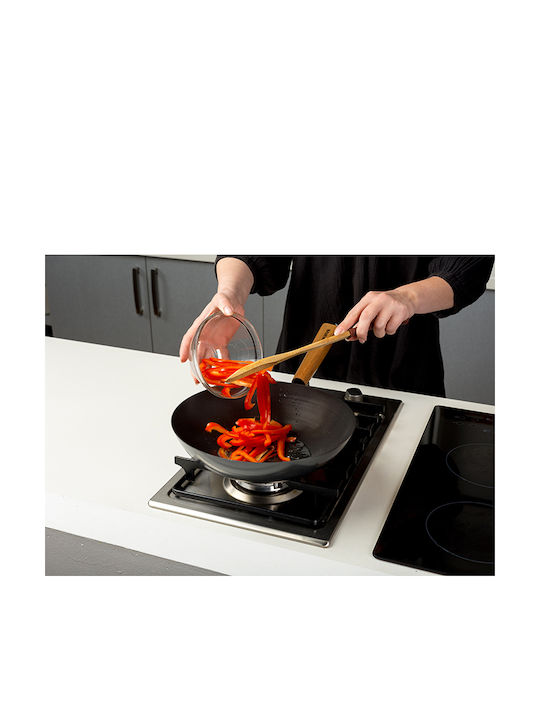 Nava Cantonese Wok made of Stainless Steel with Non-Stick Coating 30cm