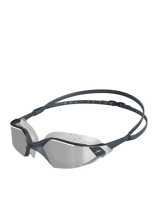 Speedo Aquapulse Pro Swimming Goggles Adults with Anti-fog Lenses Gray
