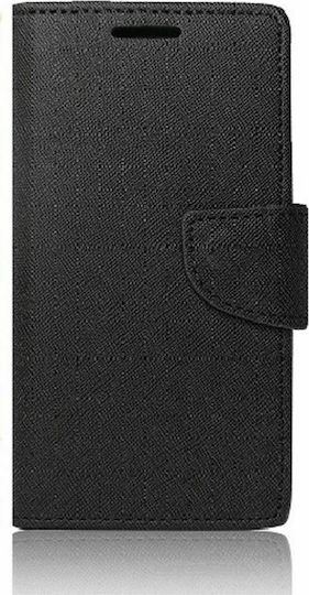 Wallet Synthetic Leather Black (Galaxy J5 2016)
