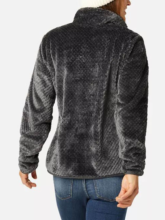 Fire Side II Women's Cardigan with Zipper Black