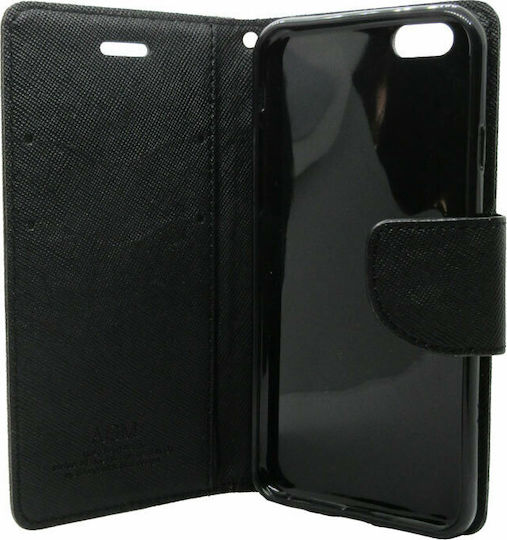 Wallet Δερματίνης Μαύρο (iPhone 6/6s)