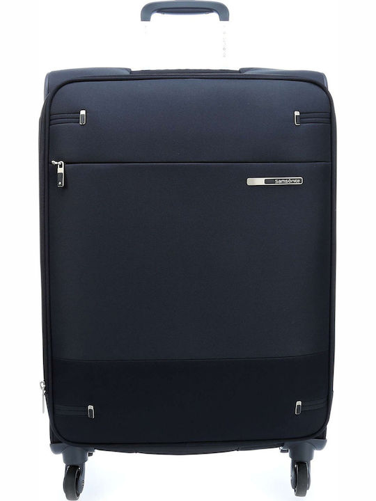 Samsonite Base Boost Spinner Μεγάλη Βαλίτσα Ταξιδίου Υφασμάτινη Μαύρη με 4 Ρόδες Ύψους 78εκ.