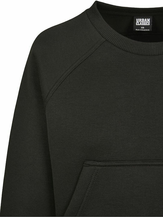 Cropped Women's Sweatshirt Black