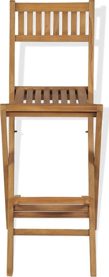 Ξύλινο Σκαμπό Μπαρ Καφέ 2τμχ 39.5x61x114cm Ξύλινο Σκαμπό Μπαρ Καφέ 2τμχ 39.5x61x114cm