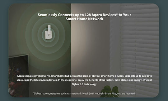 Aqara Hub E1 Smart Gateway Wi-Fi / Zigbee Compatible with Google Home, Apple HomeKit, Alexa & IFTTT