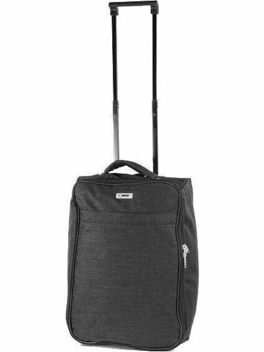 Explorer Luggage EX0524 Βαλίτσα Ταξιδίου Καμπίνας Υφασμάτινη Μαύρη με 2 Ρόδες Ύψους 50εκ.