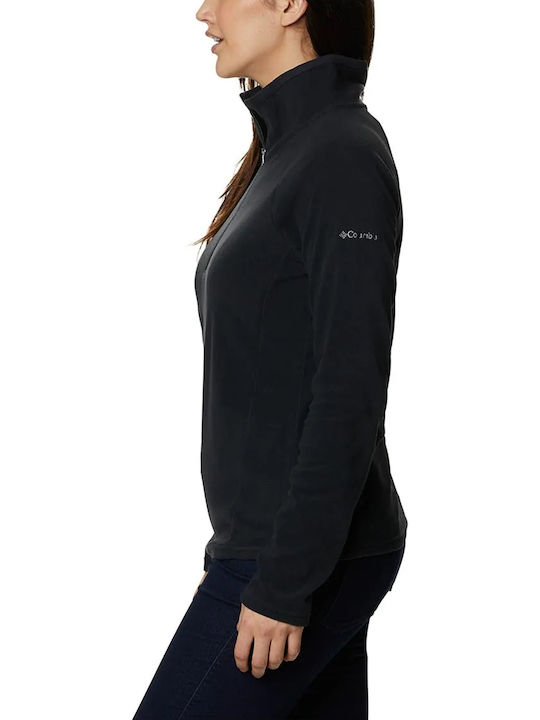 Glacial IN 1/2 Zip Дамски Суитшърт Черен