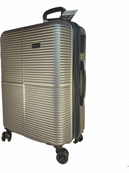 Forecast A922 Travel Suitcases Hard Gray Maximum Height 75cm with 4 Wheels Set of 3pcs