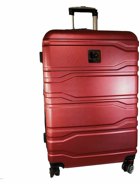 Forecast Cabin Hard Red Suitcase With 4 Wheels Height 55cm