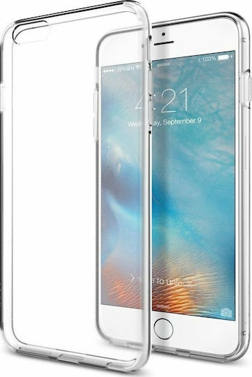 Back Cover Σιλικόνης 1mm Διάφανο (iPhone 6/6s)
