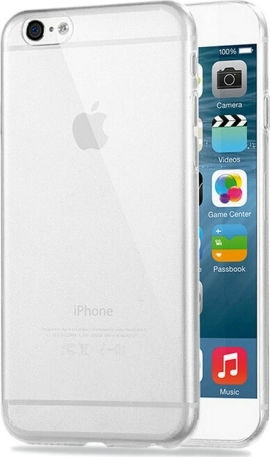 Silicone Back Cover 0.3mm Transparent for iPhone 6/6s Plus