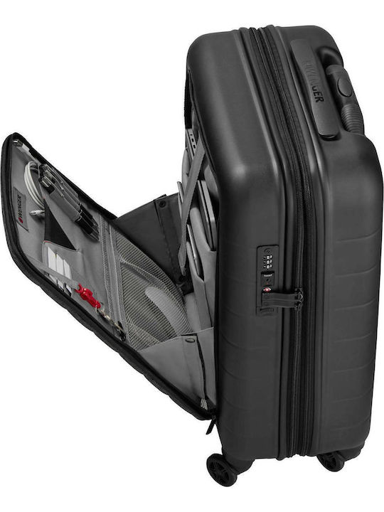 Wenger Syntry Carry-On Wheeled Gear Βαλίτσα Ταξιδίου Καμπίνας Σκληρή Γκρι με 4 Ρόδες Ύψους 55εκ.