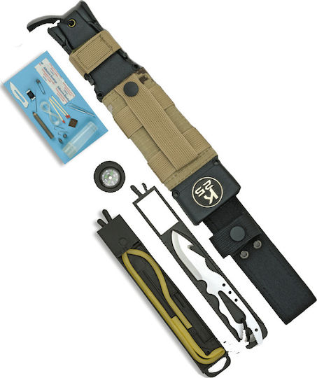 K25 Thunder I Serie Energy Нож Survival Бежов в Калъф