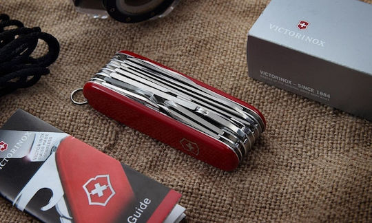 Victorinox SwissChamp Швейцарско армейско ножче с 33 инструмента Червен