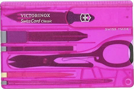 Victorinox Classic Swisscard Werkzeugkarte Blau in Hülle