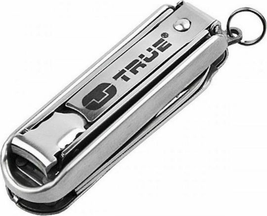 True Utility Nailclip Swiss Army Knife Gray with Sheath