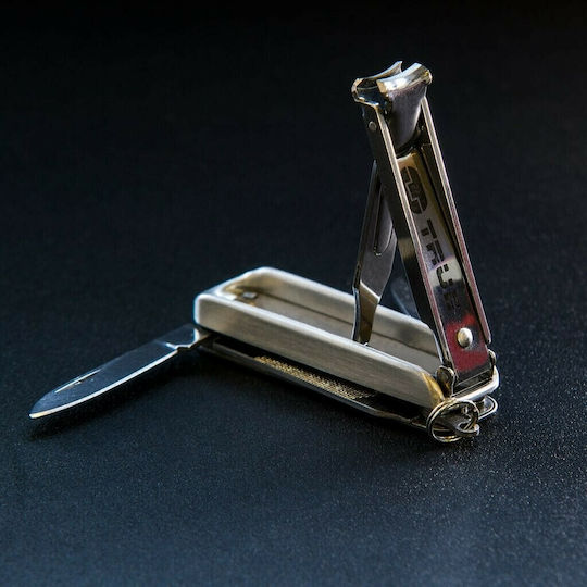 True Utility Nailclip Swiss Army Knife Gray with Sheath