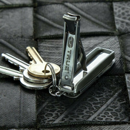 True Utility Nailclip Swiss Army Knife Gray with Sheath