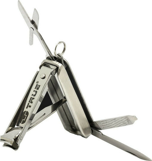 True Utility Nailclip Swiss Army Knife Gray with Sheath