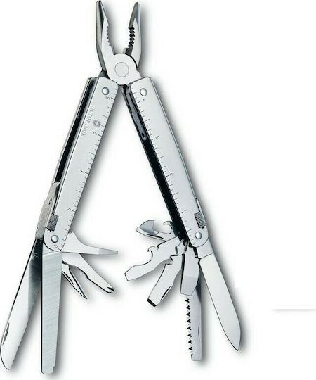 Victorinox Swiss Tool Multitool Grau in Lederhülle