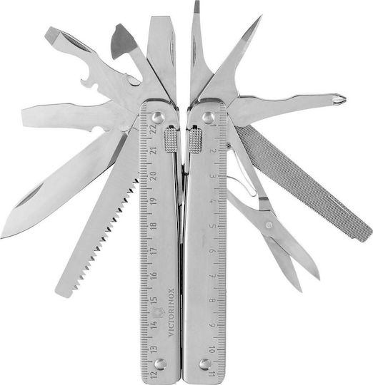 Victorinox SwissTool X Plus Мултифункционален Инструмент 37 Инструмента Сив с Калъф