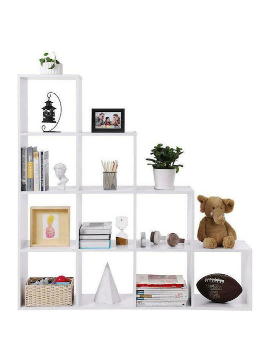 Bibliotecă Alb 129.5x29x129.5cm