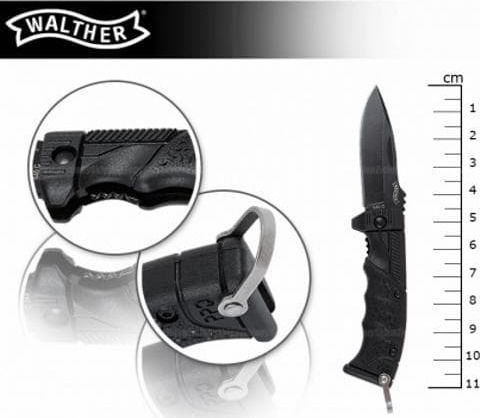 Walther Micro PPQ Taschenmesser Schwarz