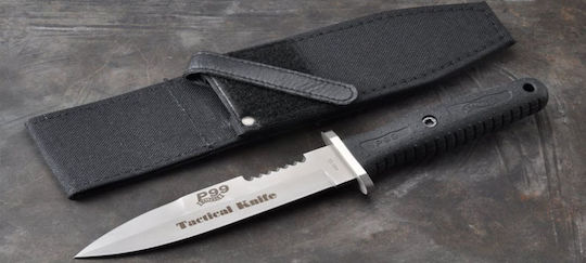Walther P99 Tactical Knife Black in Sheath
