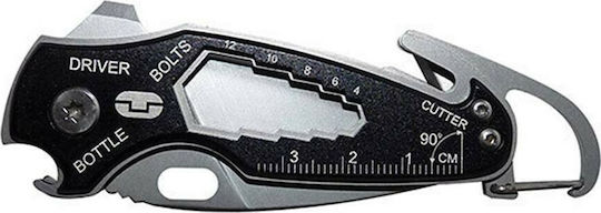 True Utility Smartknife Taschenmesser Schwarz mit Scheide